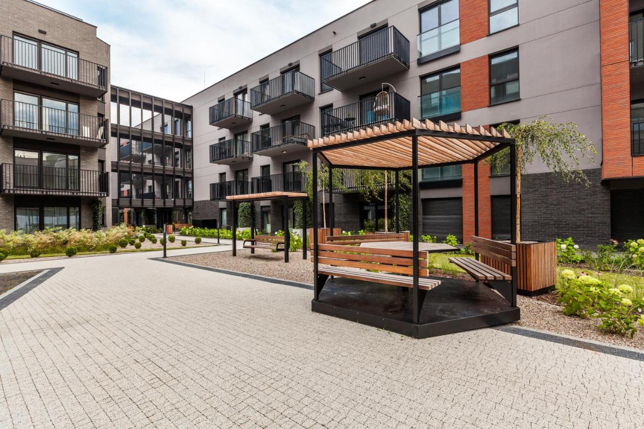 Uroczy Apartament W Sercu Starego Miasta Danzica Esterno foto